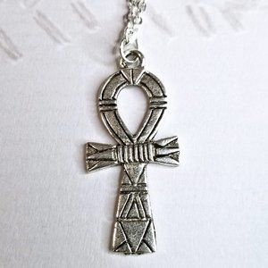 Silver Egyptian Ankh Necklace